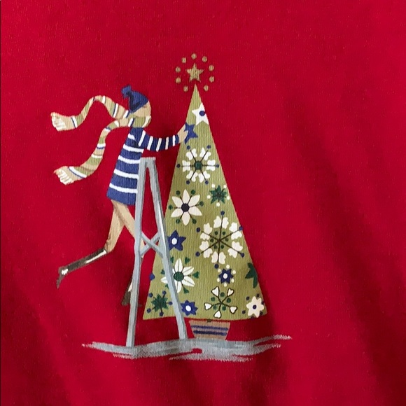 Liz Claiborne Christmas Tee - Picture 2 of 5
